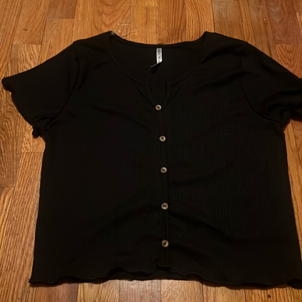 short sleeve crop top